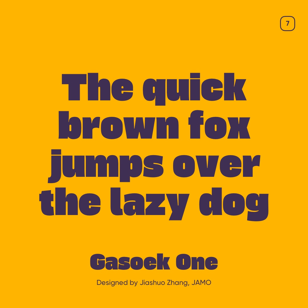 Google Font Display Gasoek One