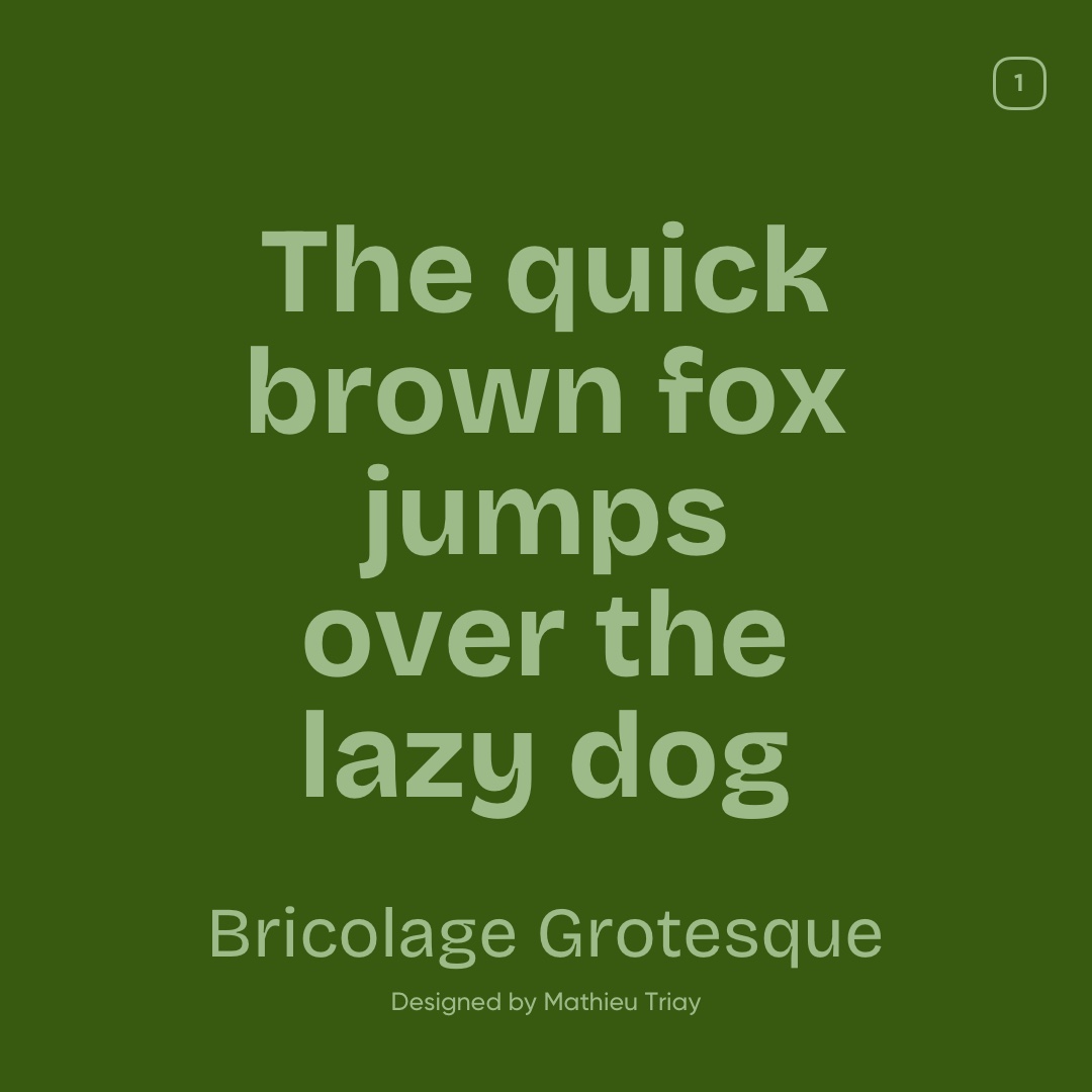 Google Font Display Bricolage Grotesque