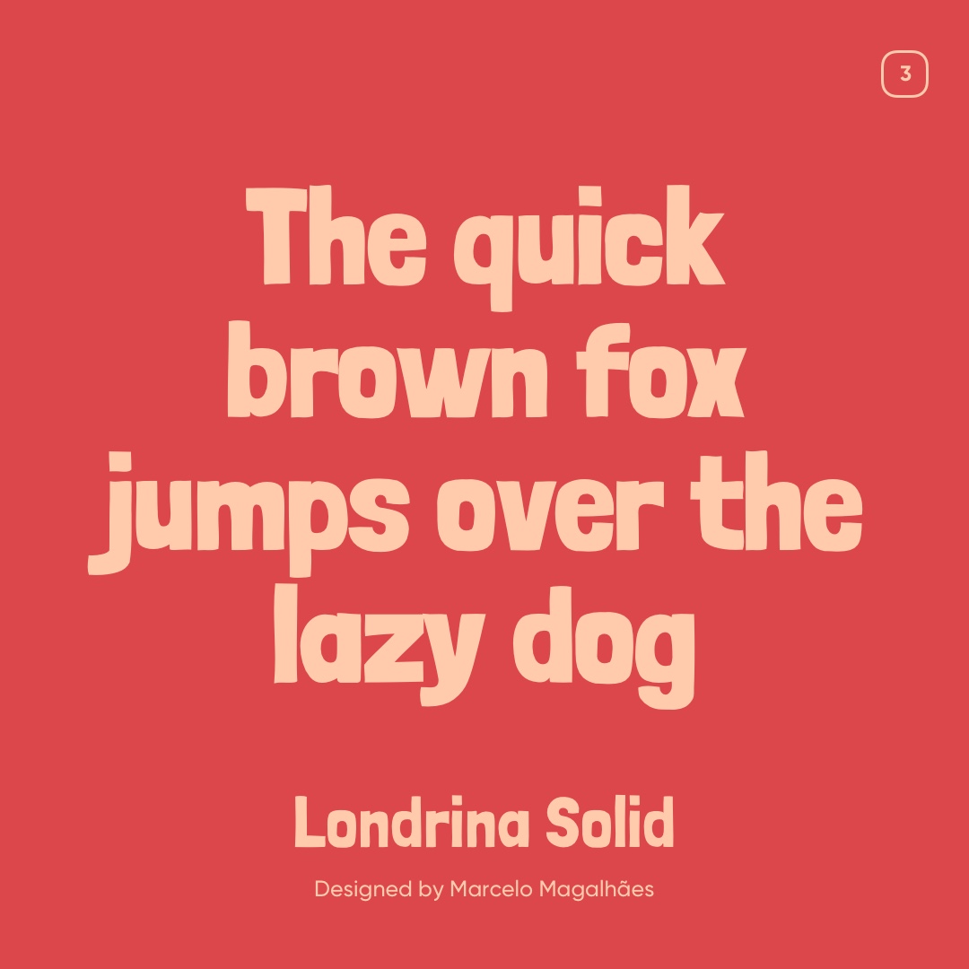 Google Font Display Londrina Solid