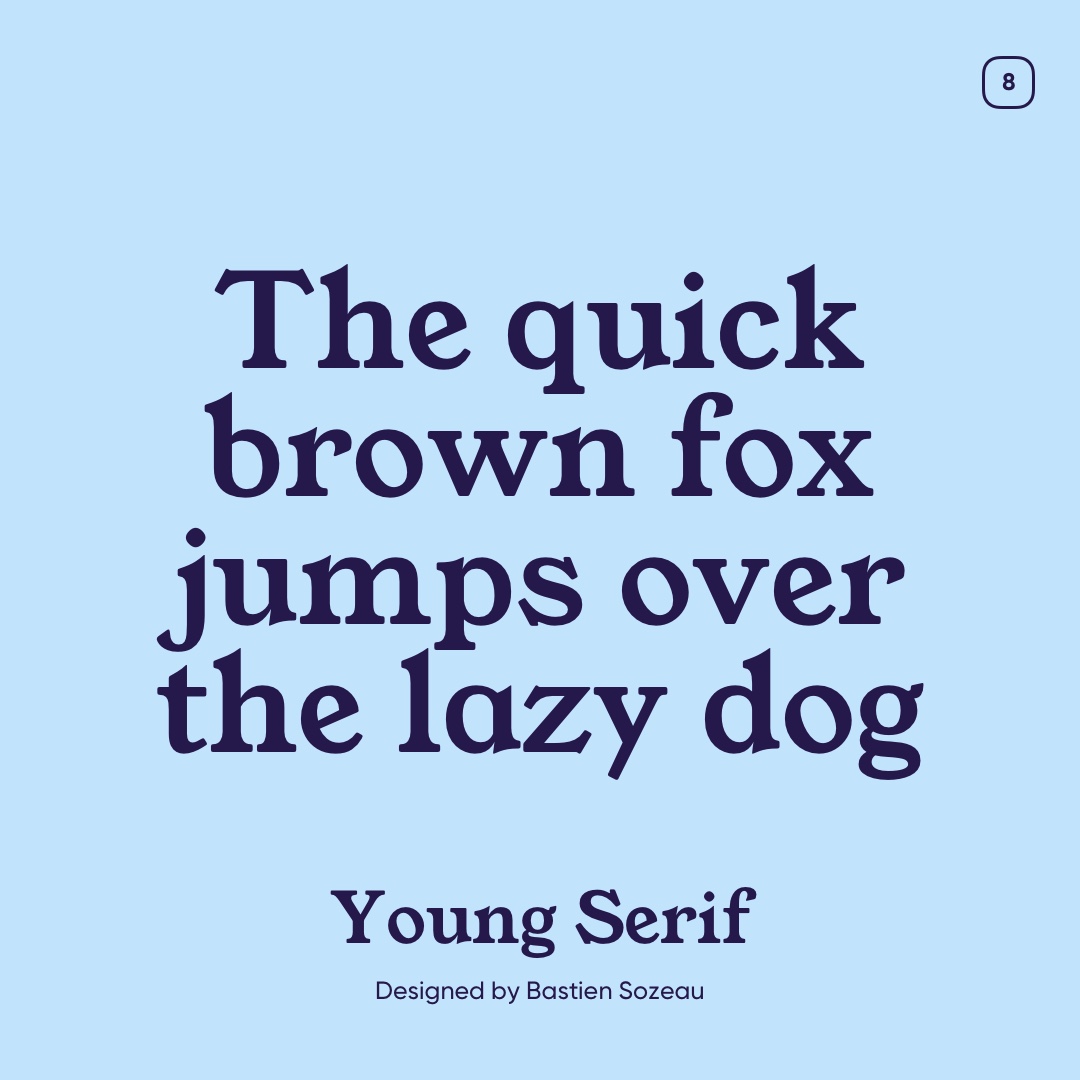 Google Font Display Young Serif