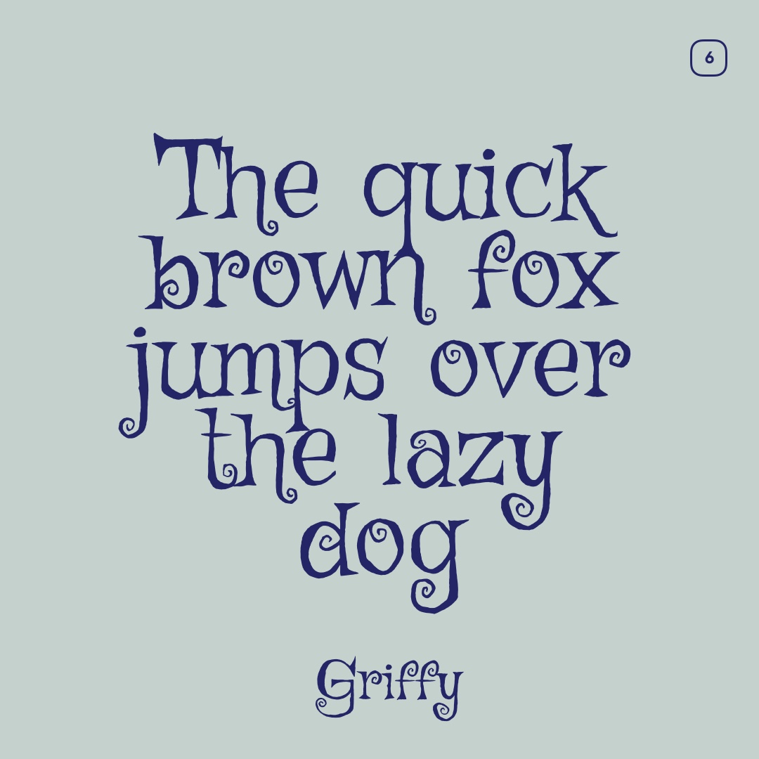 Google Font Halloween Griffy