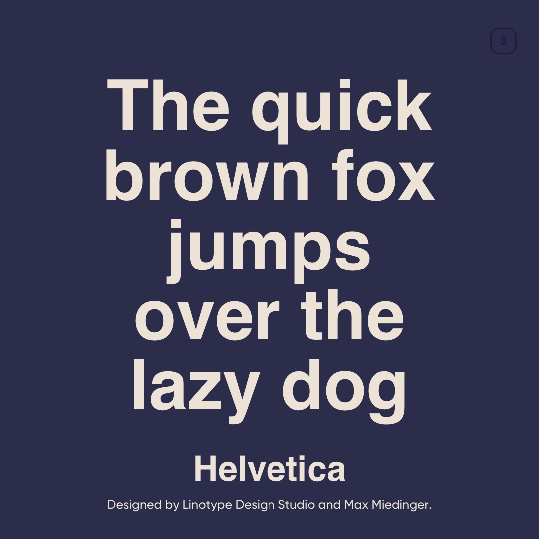 Helvetica Font