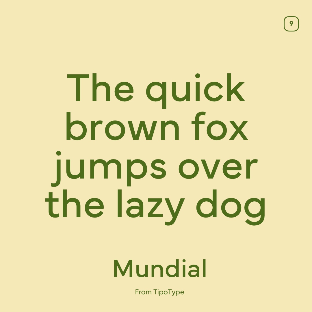 Mundial Font